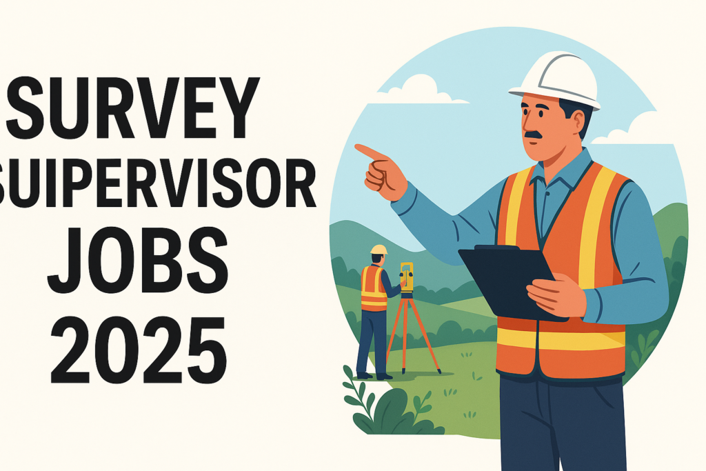 Survey Supervisor Jobs 2025