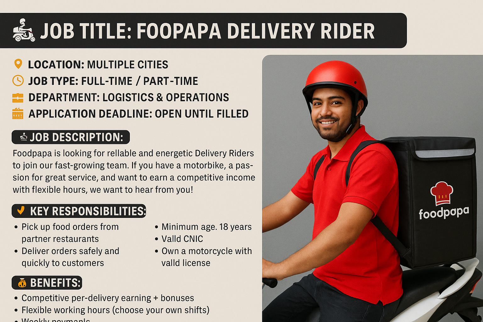 Foodpapa Jobs