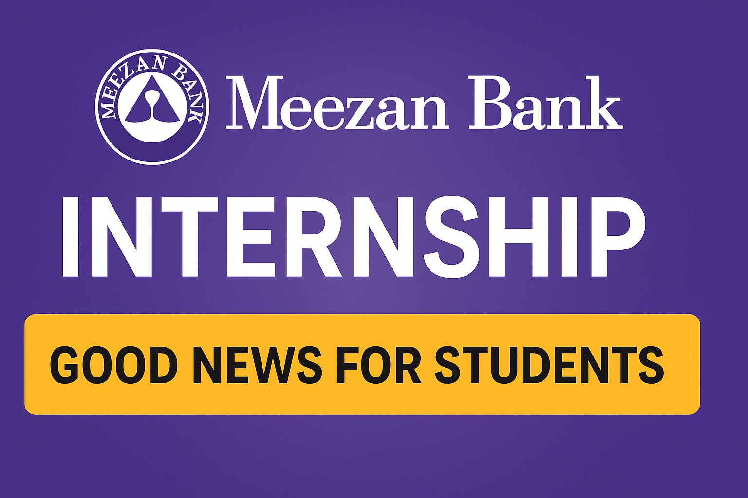 Meezan Bank Internship