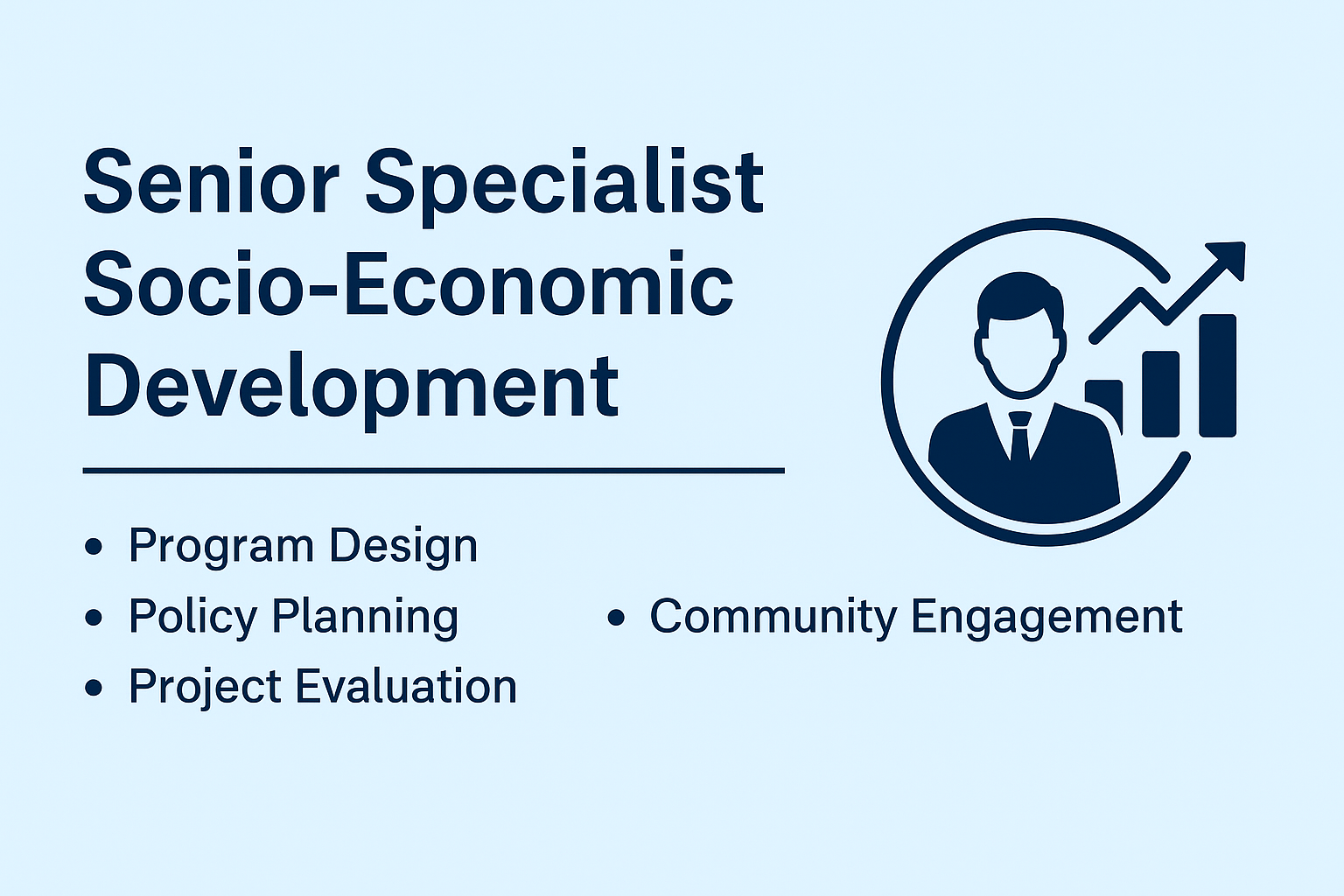 Senior Specialist Socio-Economic Development